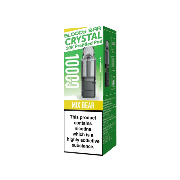 Bloody Bar Crystal 10K Prefilled Pod + Refill Container