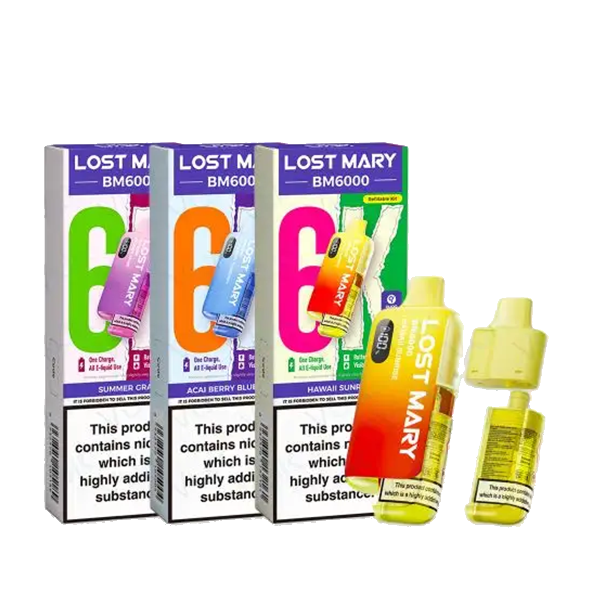 Lost Mary BM6000 Prefilled Pod Kit VuiceVapes Lost Mary BM6000 Prefilled Pod Kit VuiceVapes