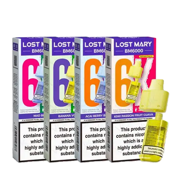 Lost Mary BM6000 Prefilled Pod + Refill Container