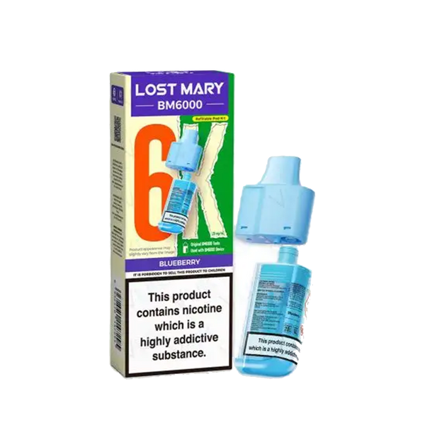 Lost Mary BM6000 Prefilled Pod + Refill Container