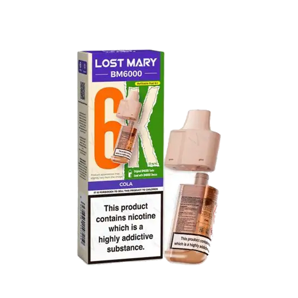 Lost Mary BM6000 Prefilled Pod + Refill Container