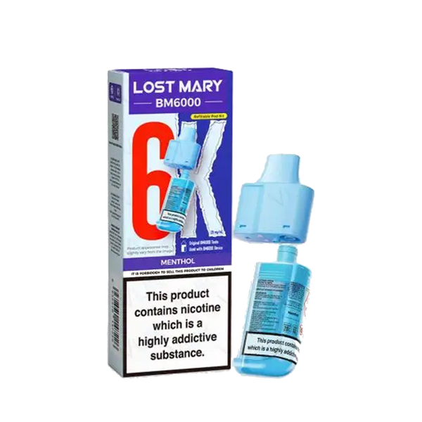Lost Mary BM6000 Prefilled Pod + Refill Container