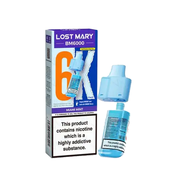 Lost Mary BM6000 Prefilled Pod + Refill Container