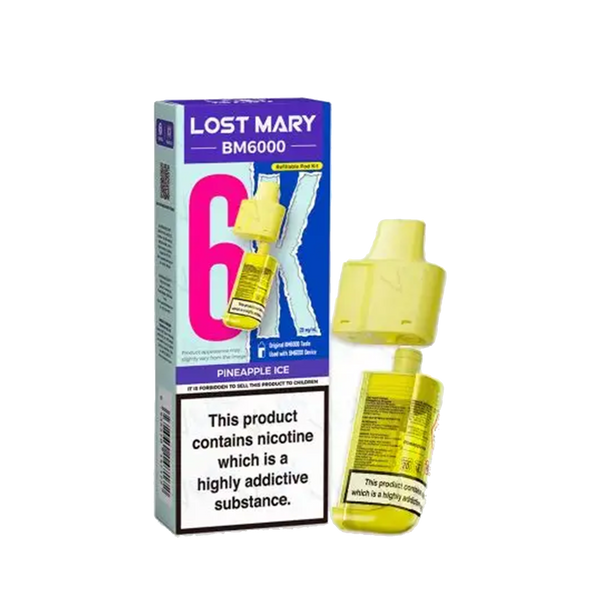 Lost Mary BM6000 Prefilled Pod + Refill Container