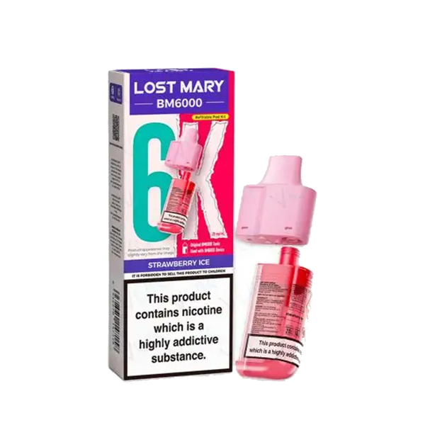 Lost Mary BM6000 Prefilled Pod + Refill Container