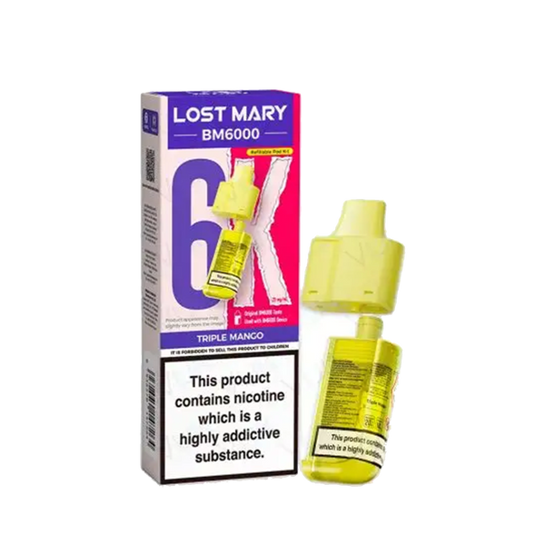 Lost Mary BM6000 Prefilled Pod + Refill Container