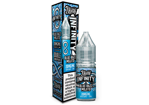 Doozy Infinity Blue Razz Mojito Nic Salt