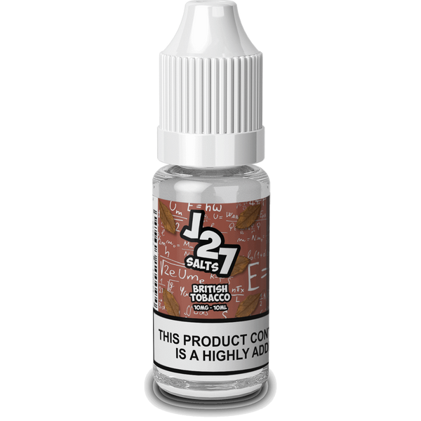 J27 Salts British Tobacco 10ml