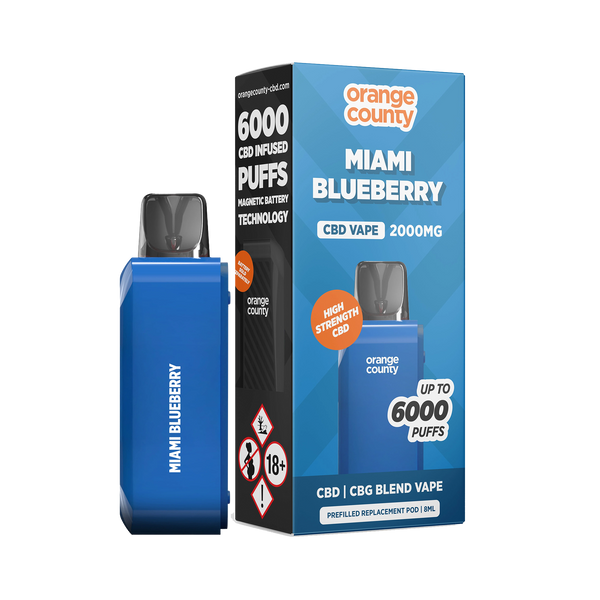 Orange County 2000mg CBD/CBG Replacement Pod