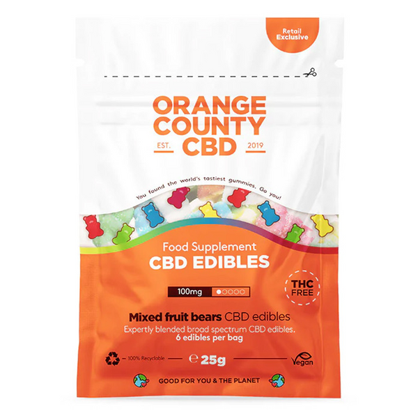 Orange County CBD Gummy Bears (Mini Grab Bag - 100mg)