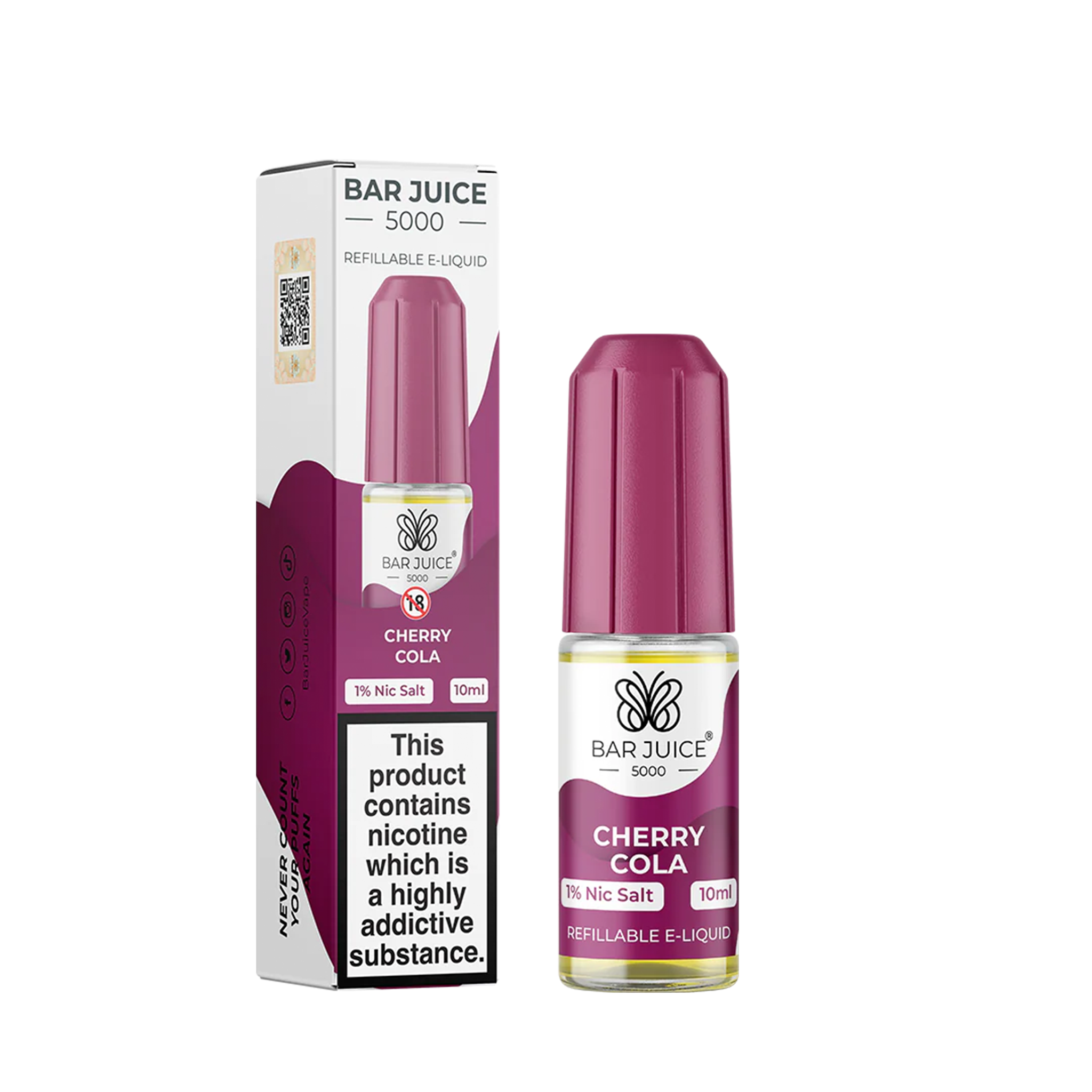 Bar Juice 5000 - Elf Bar Flavours 10ml - Cherry Cola VuiceVapes Bar Juice 5000 - Elf Bar Flavours 10ml - Cherry Cola VuiceVapes