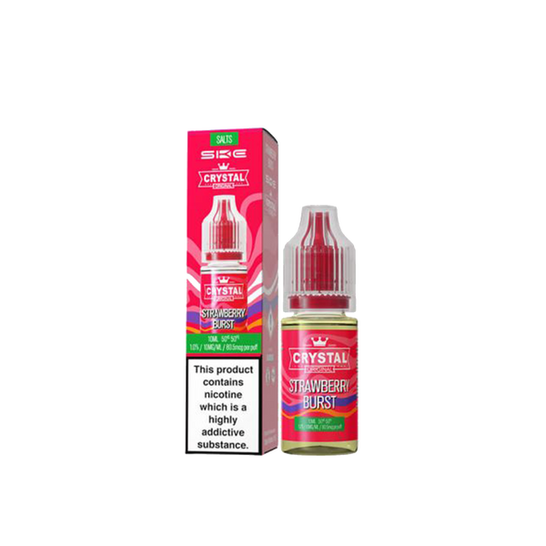 SKE Crystal Strawberry Burst Nic Salt 10ml