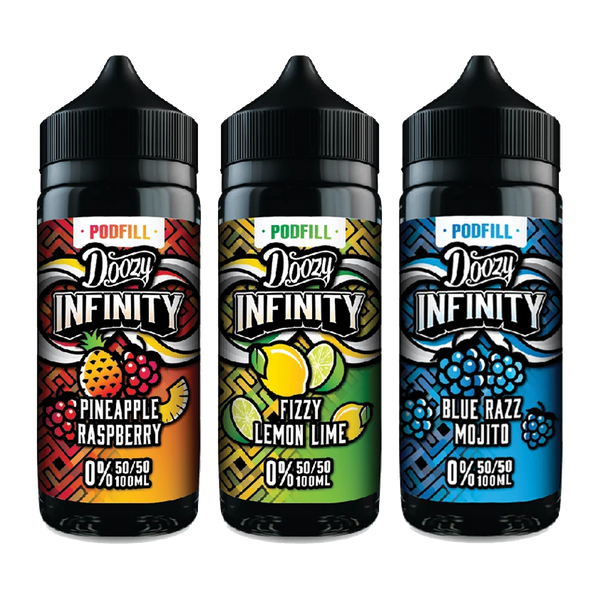 Doozy Infinity Pod Fill 50/50 100ml Shortfill E-liquid