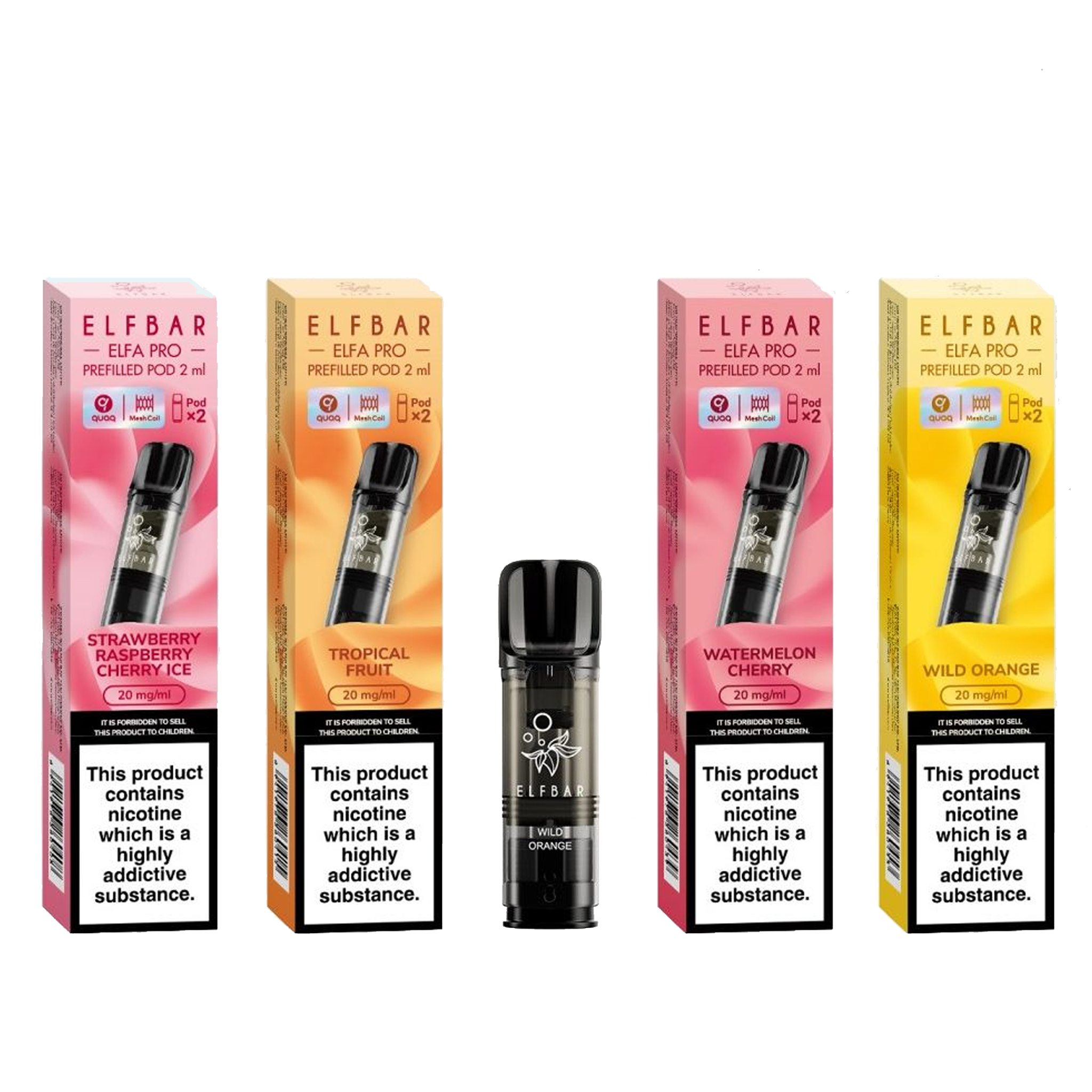 Elf Bar Elfa Pro Flavour Pods VuiceVapes Elf Bar Elfa Pro Flavour Pods VuiceVapes