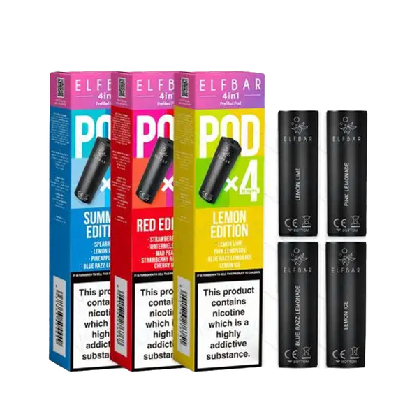 Elf Bar 4-in-1 Multi Flavour Edition Prefilled Pods