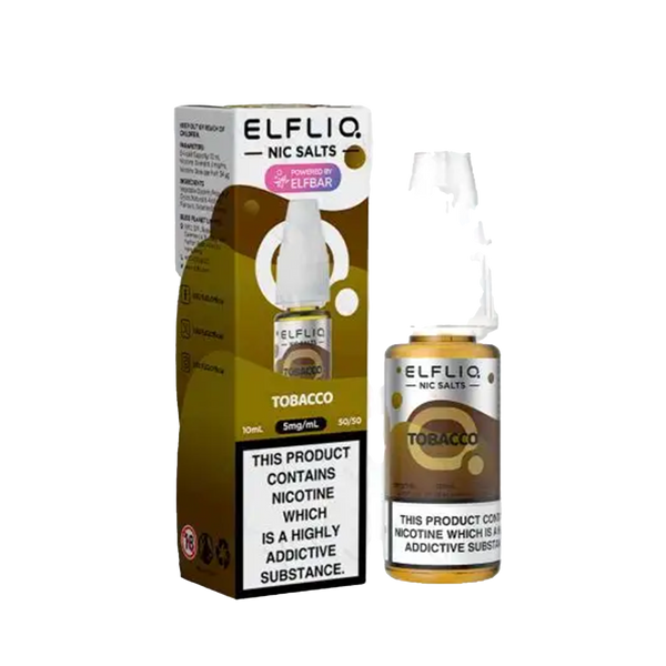 Elf Bar Elfliq Tobacco Nic Salt E-Liquid 10ml
