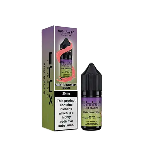 Elux Legend Grape Gummy Bear Nic Salt