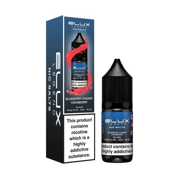 Elux Legend Blueberry Cherry Cranberry Nic Salt 10ml