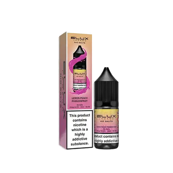 Elux Legend Lemon Peach & Passionfruit Nic Salt 10ml