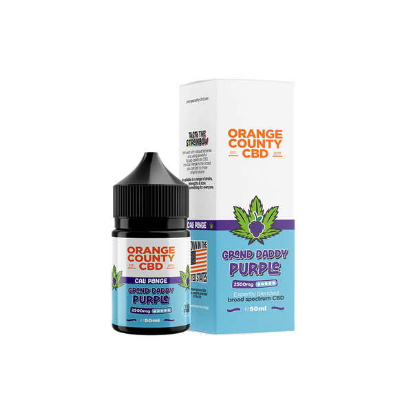 Orange County CBD Grand Daddy Purple CBD E-Liquid (50ml) 1500mg/2500mg