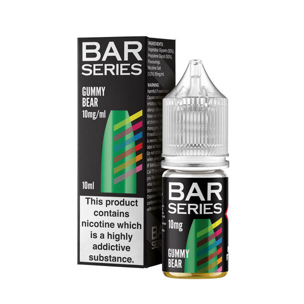 Bar Series Nic Salts 10ml E-Liquid - Gummy Bear