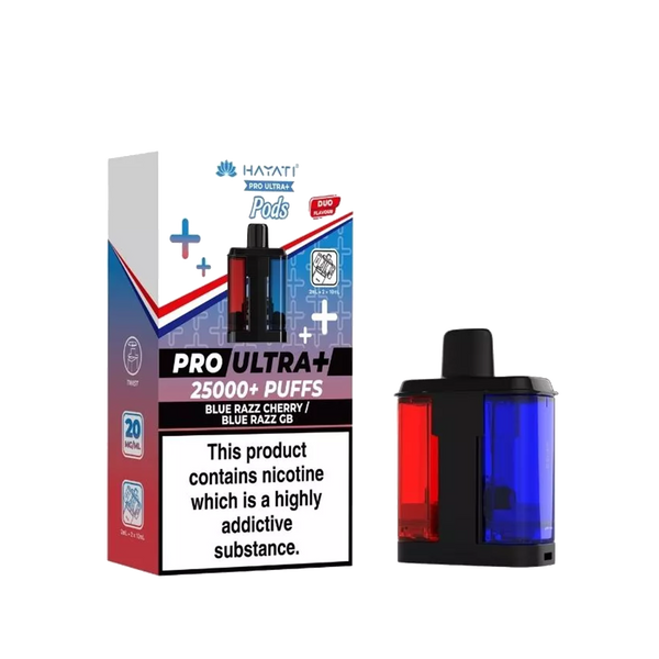 Hayati Pro Ultra Plus 25000 Prefilled Pod + Refill Containers