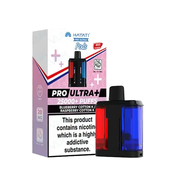 Hayati Pro Ultra Plus 25000 Prefilled Pod + Refill Containers