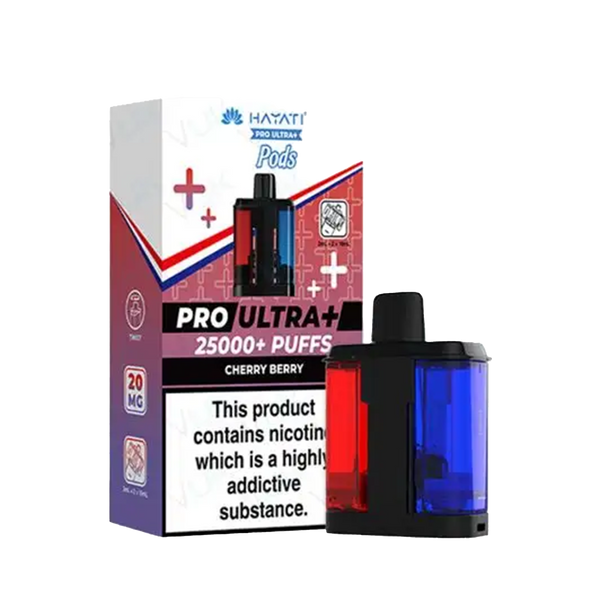 Hayati Pro Ultra Plus 25000 Prefilled Pod + Refill Containers