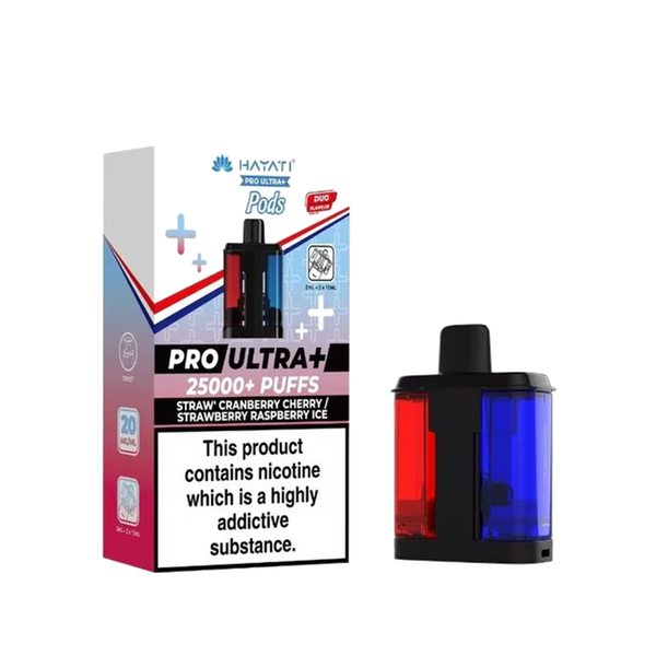 Hayati Pro Ultra Plus 25000 Prefilled Pod + Refill Containers
