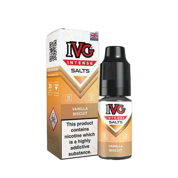 IVG Intense Salts Vanilla Biscuit Nic Salt