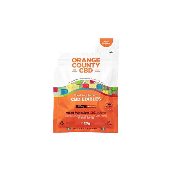 Orange County CBD Gummy Cubes Grab Bag (100mg)