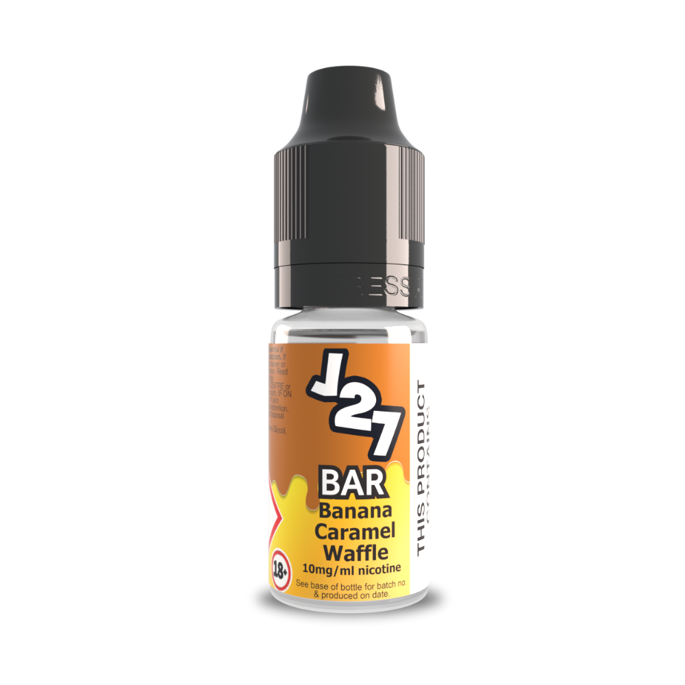 J27 Desserts Banana Caramel Waffle 10ml VuiceVapes J27 Desserts Banana Caramel Waffle 10ml VuiceVapes