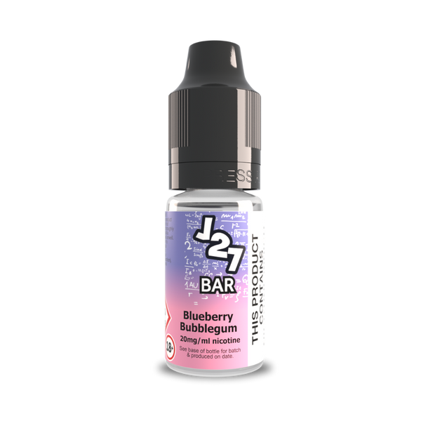 J27 Bar Salts Blueberry Bubblegum 10ml