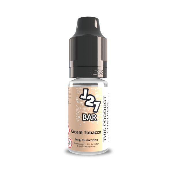 J27 Bar Salts Cream Tobacco 10ml