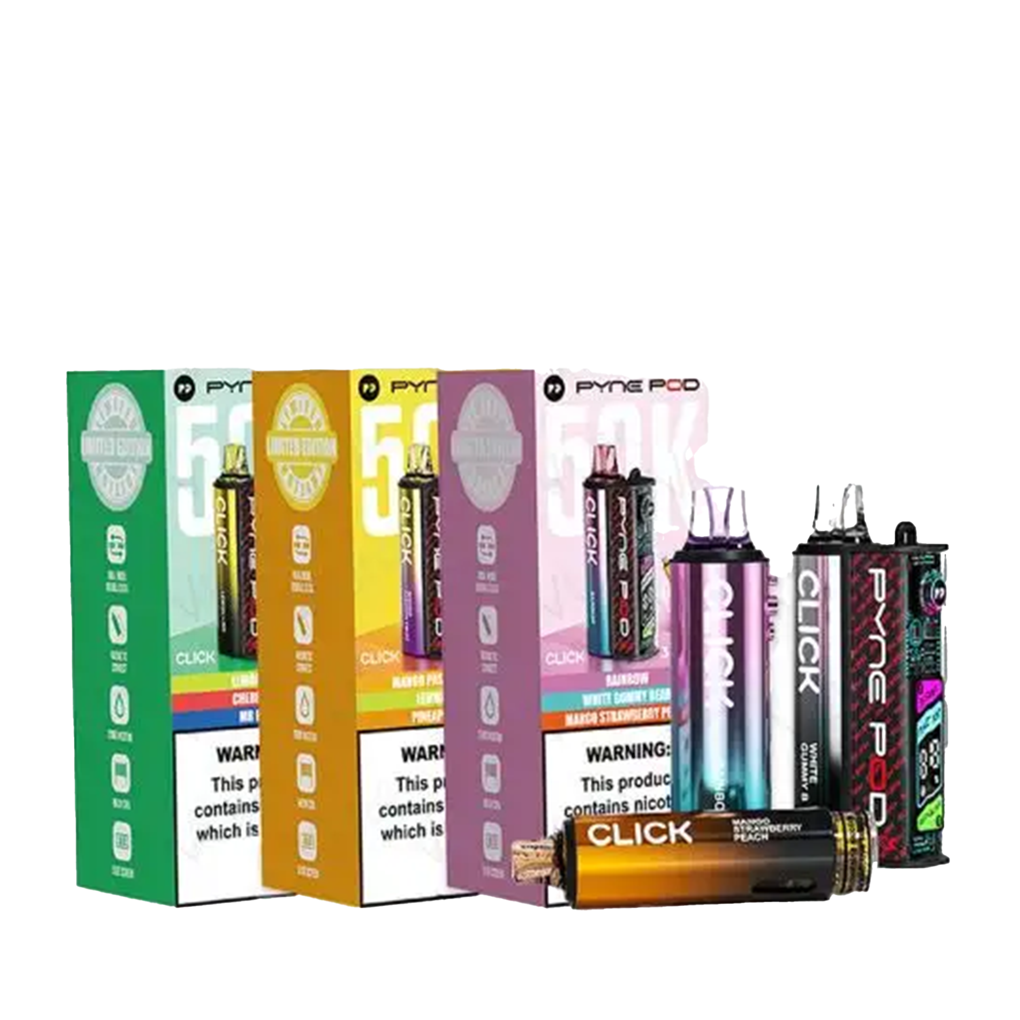 Pyne Pod Click 50K Prefilled Pod Kit VuiceVapes Pyne Pod Click 50K Prefilled Pod Kit VuiceVapes