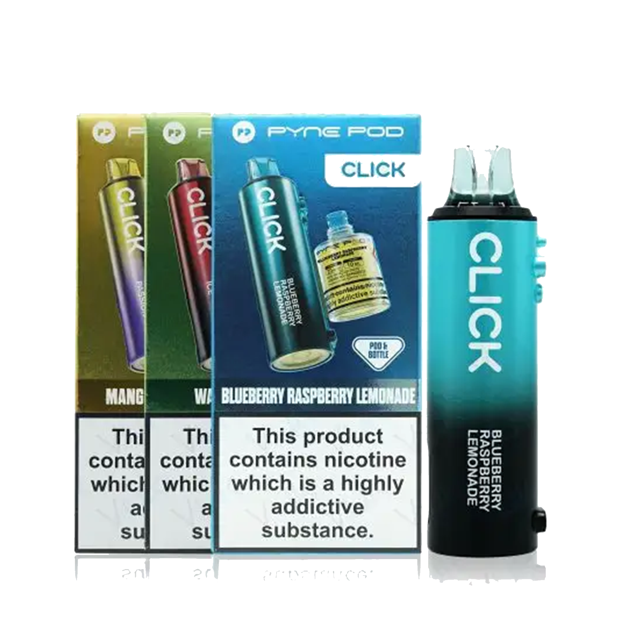 Pyne Pod Click Prefilled Pod + Refill Container VuiceVapes Pyne Pod Click Prefilled Pod + Refill Container VuiceVapes