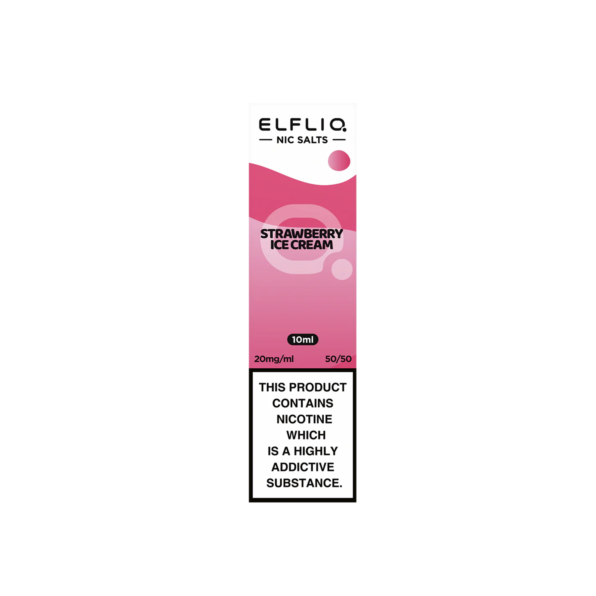 Elf Bar ElfLiq Strawberry Ice Cream Nic Salt E-Liquid VuiceVapes Elf Bar ElfLiq Strawberry Ice Cream Nic Salt E-Liquid VuiceVapes