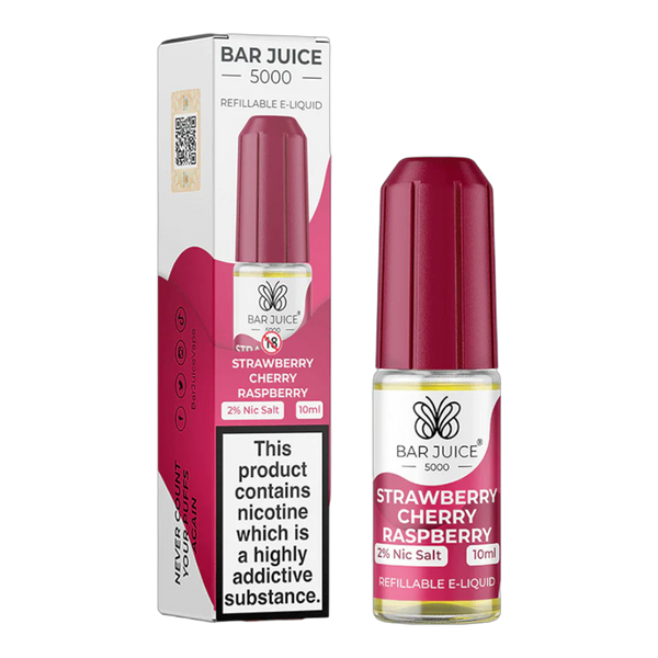 Bar Juice 5000 - Elf Bar Flavours 10ml - Strawberry Cherry Raspberry