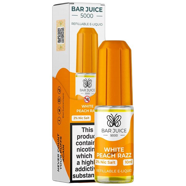 Bar Juice 5000 - Elf Bar Flavours 10ml - White Peach Razz
