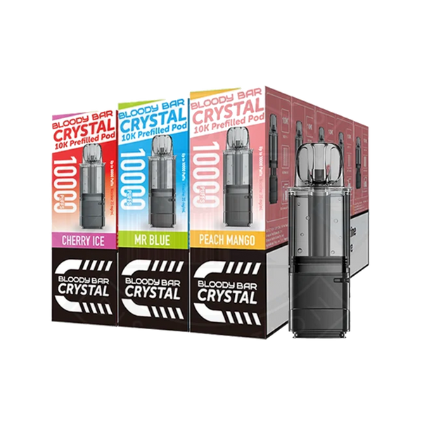 Bloody Bar Crystal 10K Prefilled Pod + Refill Container