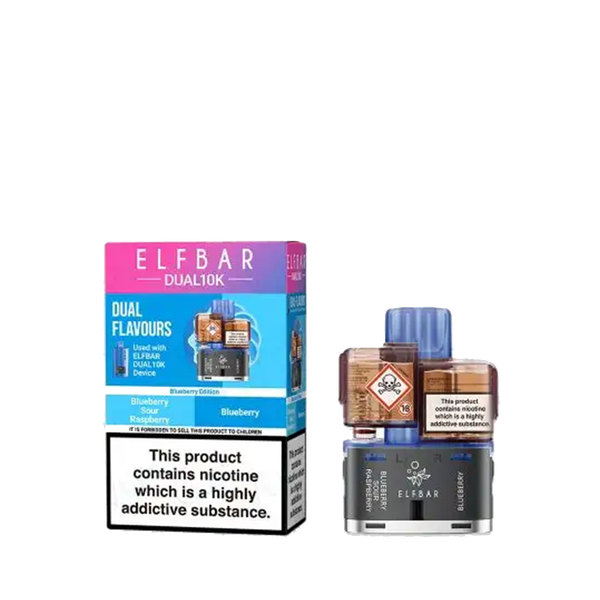Elf Bar Dual 10K Prefilled Vape Pods + Refill Containers