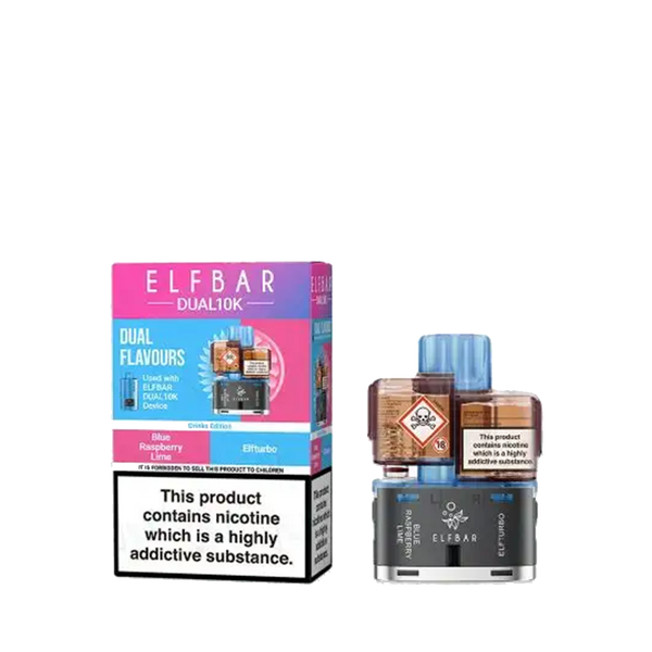 Elf Bar Dual 10K Prefilled Vape Pods + Refill Containers