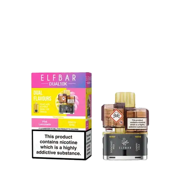 Elf Bar Dual 10K Prefilled Vape Pods + Refill Containers