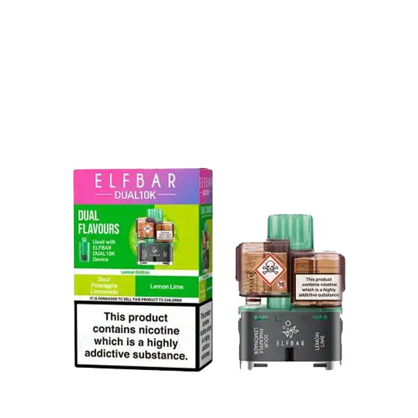 Elf Bar Dual 10K Prefilled Vape Pods + Refill Containers