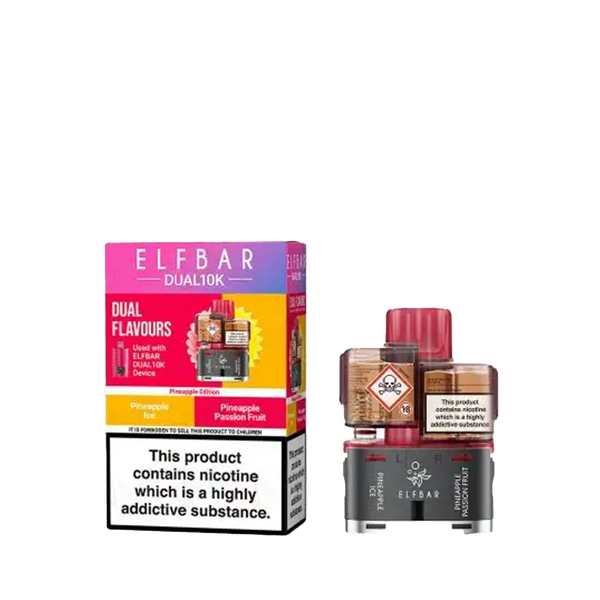 Elf Bar Dual 10K Prefilled Vape Pods + Refill Containers