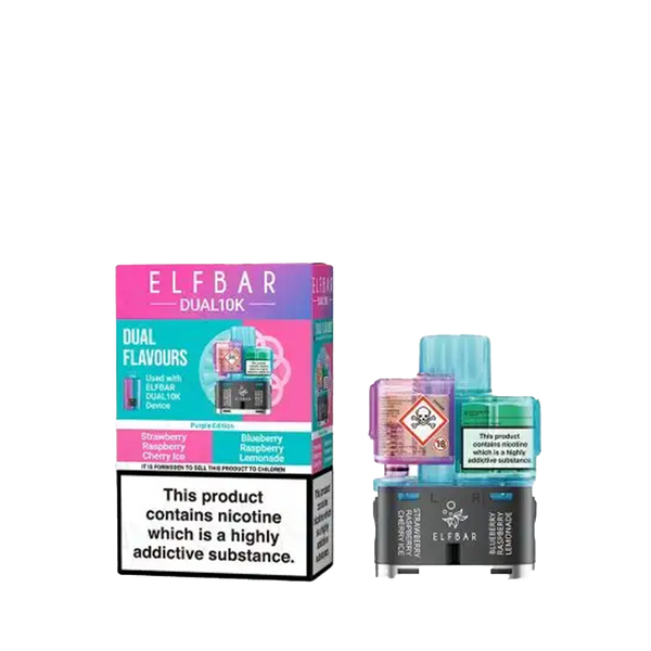 Elf Bar Dual 10K Prefilled Vape Pods + Refill Containers