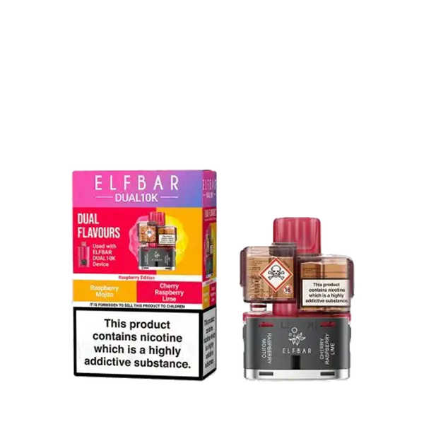 Elf Bar Dual 10K Prefilled Vape Pods + Refill Containers