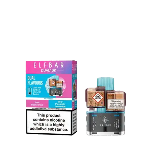 Elf Bar Dual 10K Prefilled Vape Pods + Refill Containers