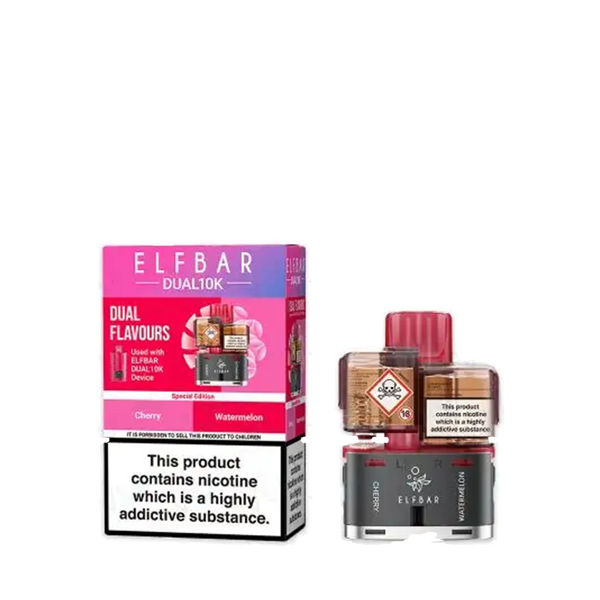 Elf Bar Dual 10K Prefilled Vape Pods + Refill Containers
