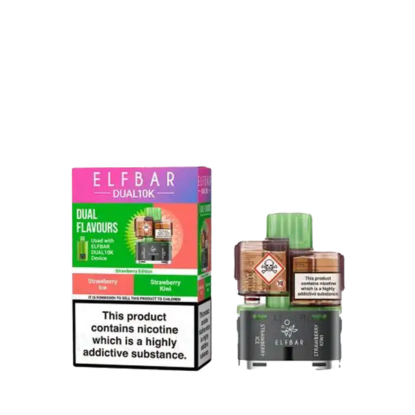 Elf Bar Dual 10K Prefilled Vape Pods + Refill Containers